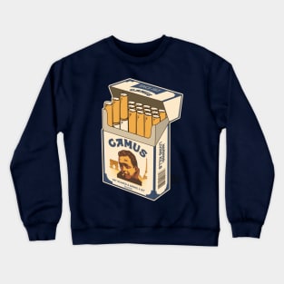 Albert Camus Smoke a Bit Crewneck Sweatshirt